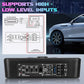 1200W 10'' Untersitz-Aktiv-Subwoofer +Kabelset&Licht Auto Bassbox Kompakt Lautsprecher