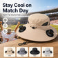 Sommer-Kühlkappe mit Ventilator – USB-aufladbare Bucket-Cap zum Fußballgucken mit integriertem Ventilator für Luftzirkulation, Sonnenschutz für Wanderungen, Angeln, Camping, Strand, Reisen und Outdoor-Abenteuer