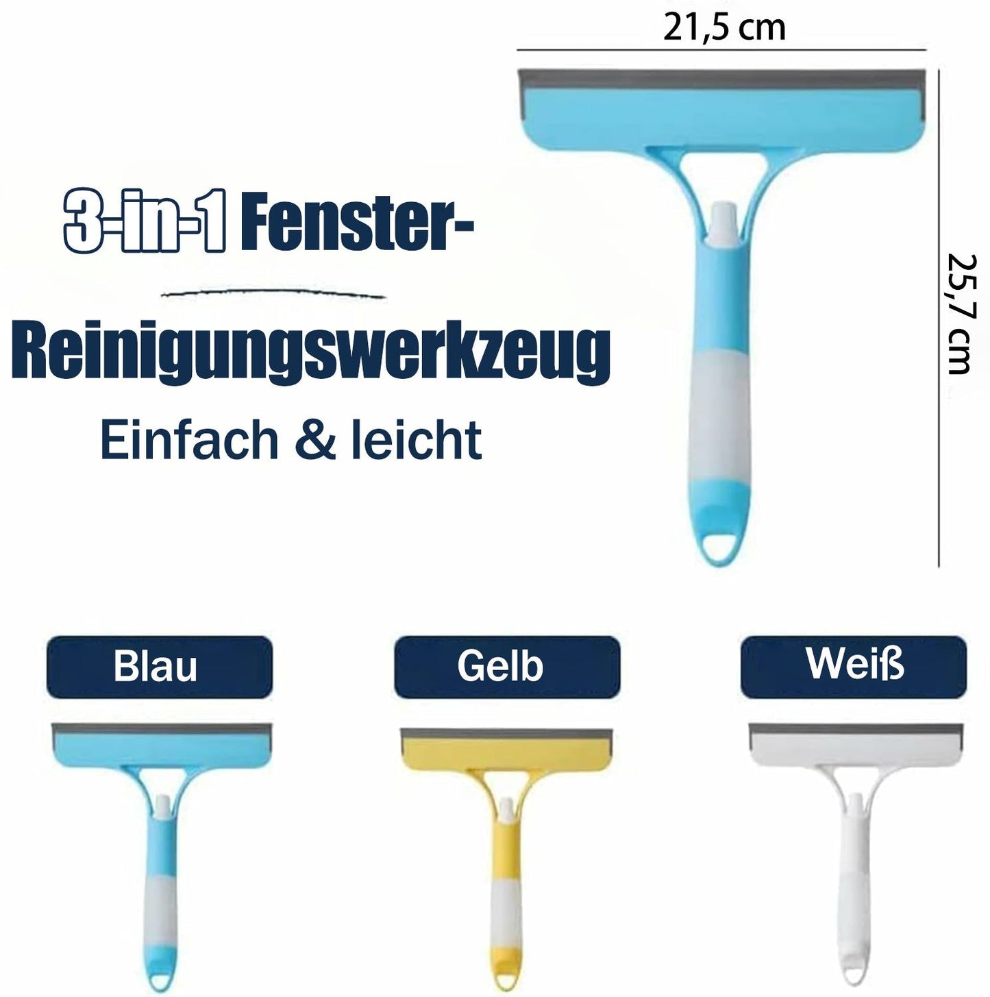 🔥Heißer Verkauf - 50% Rabatt🔥3-in-1-Fensterreinigungsschaber