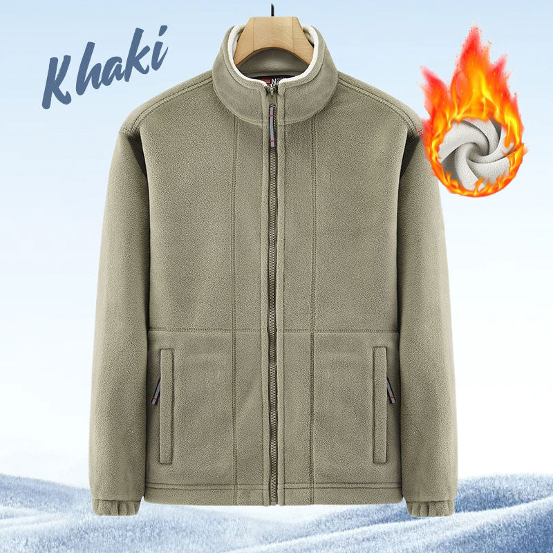 🍂 Herbst-/Winter-Sonderangebot 73% Rabatt 🍁Herrenjacke mit doppelseitigem Fleece