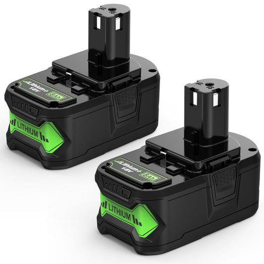 8000-mAh-Ersatzakkus für Ryobi 18 V mit Kontrollleuchte
