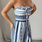 Damen Jumpsuit Schulterfrei Floral im Boho-Stil – Eleganter Sommer-Overall mit Bardot-Ausschnitt – 50% Rabatt