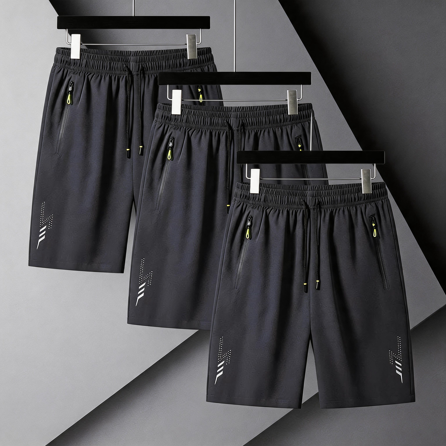 🩳 50% RABATT! 🔥 3er-Pack kühlende Sportshorts – Luftige & schnell trocknende Shorts – Leicht & bequem – ideal für Sommer, Training oder Entspannung ☀️🏃‍♂️✨