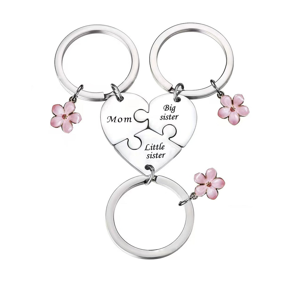 ⏳Begrenzte Zeit 50% Rabatt💥 🎁3-teiliges Edelstahl-Schlüsselanhänger-Set mit Steckverbindung