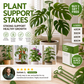 Halbrunde Pflanzenstütze gegen hängende Blüten – Für Hortensien, Rosen, Monstera, Zimmerpflanzen und Gartengemüse