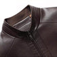 ⏳Zeitlich begrenzt 50 % Rabatt🍂Herrenjacke aus Leder mit warmem Plüschfutter