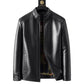 ⏳Zeitlich begrenzt 50 % Rabatt🍂Herrenjacke aus Leder mit warmem Plüschfutter