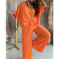 ✨2025Neue Produkte💕Women's Casual Lose Solide Farbe Anzug