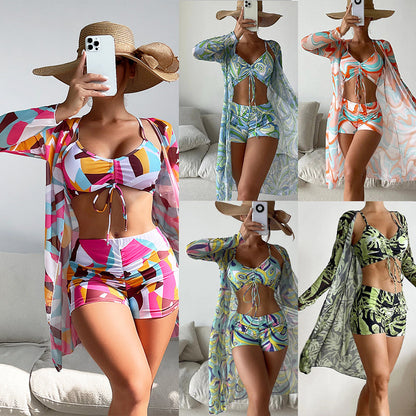 Women’s Trendy Three-Piece Swimsuit