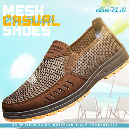 Zapatos casuales de malla transpirable para hombres