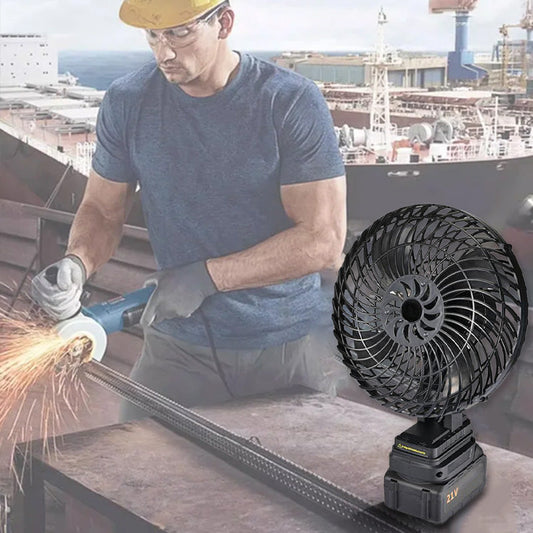8 Zoll batteriebetriebener Outdoor Camping Ventilator