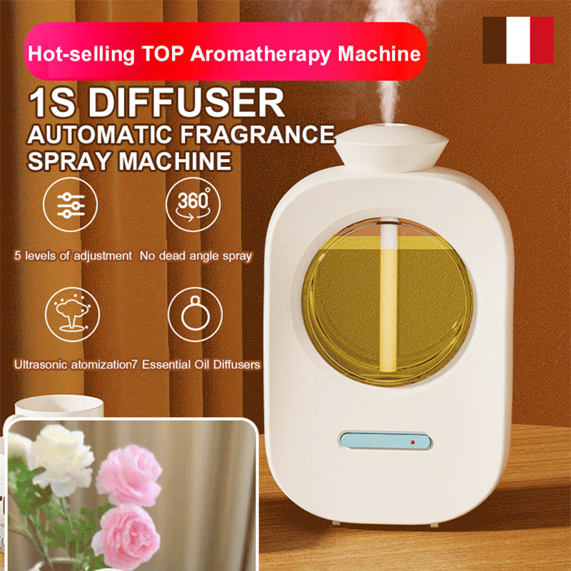 🌿💨 50% RABATT! Automatischer Aromatherapie-Diffusor, 4 Stufen, Wandmontage – rückstandsfrei & intensitätsregelbar. 🏠