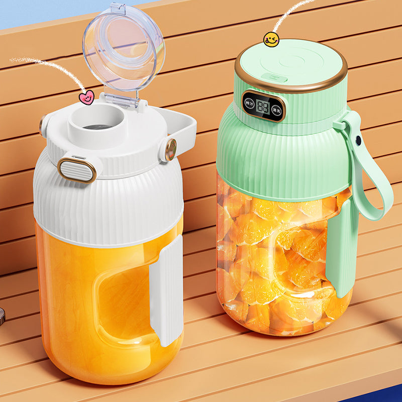 Sommer Heißer Verkauf ❄️Multifunctional Tragbare Saftpresse Tasse mit Digitalanzeige（Ab 50% Rabatt）