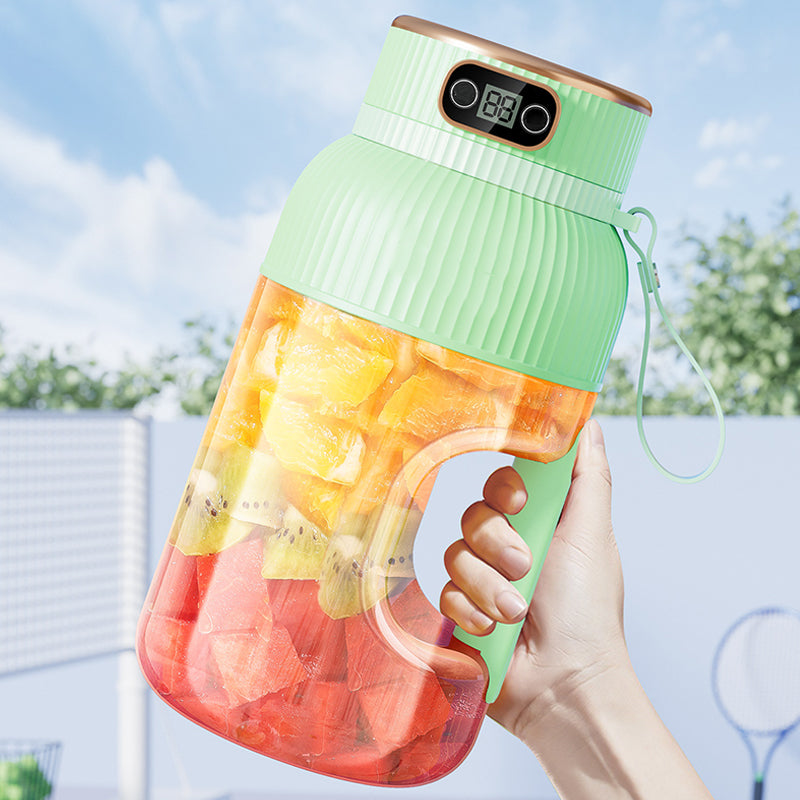 Sommer Heißer Verkauf ❄️Multifunctional Tragbare Saftpresse Tasse mit Digitalanzeige（Ab 50% Rabatt）