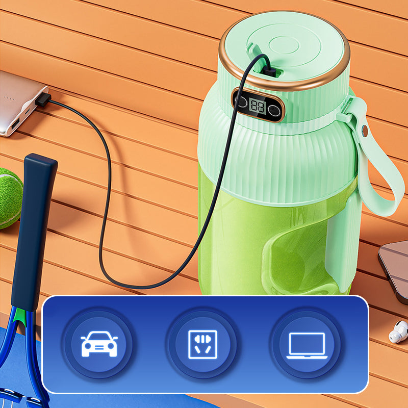 Sommer Heißer Verkauf ❄️Multifunctional Tragbare Saftpresse Tasse mit Digitalanzeige（Ab 50% Rabatt）
