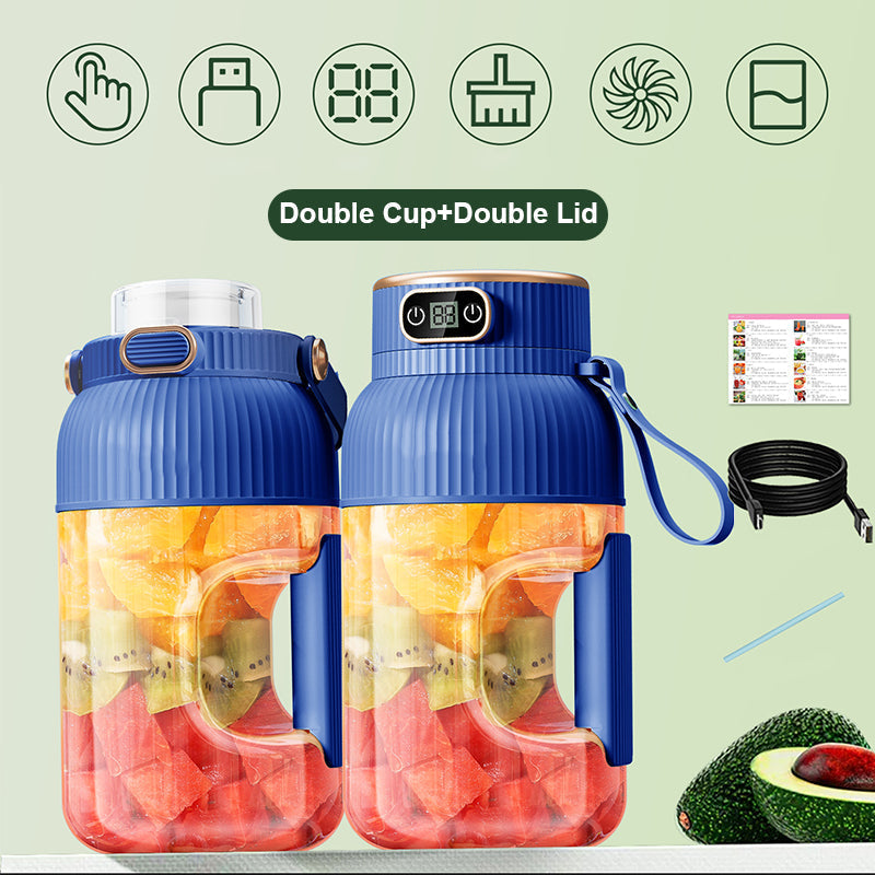 Sommer Heißer Verkauf ❄️Multifunctional Tragbare Saftpresse Tasse mit Digitalanzeige（Ab 50% Rabatt）