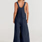 ⏳Zeitlich begrenztes Special⏰Plus Size Wide Leg Overalls Jumpsuit