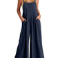 ⏳Zeitlich begrenztes Special⏰Plus Size Wide Leg Overalls Jumpsuit