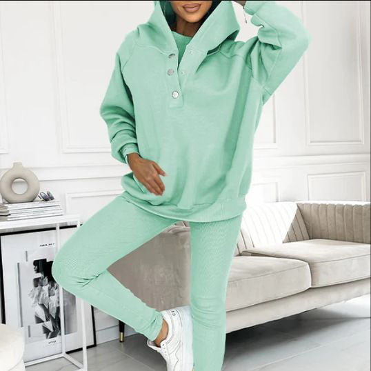 ⏳Begrenzte Zeit 50% Rabatt⏰Lässiger und bequemer Sweatshirt-Anzug mit Kapuze