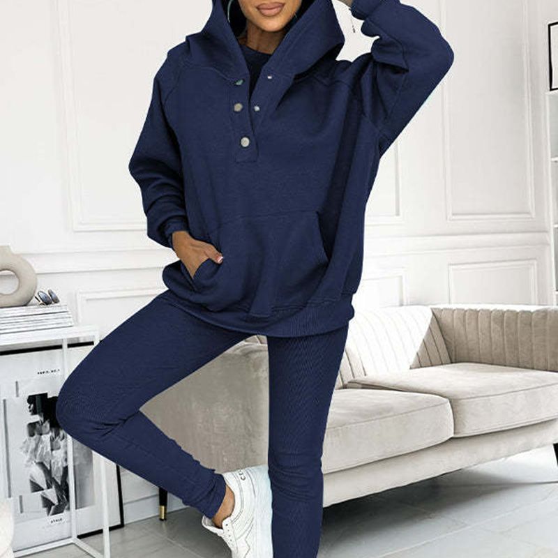 ⏳Begrenzte Zeit 50% Rabatt⏰Lässiger und bequemer Sweatshirt-Anzug mit Kapuze