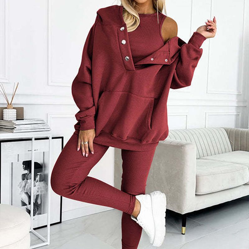 ⏳Begrenzte Zeit 50% Rabatt⏰Lässiger und bequemer Sweatshirt-Anzug mit Kapuze