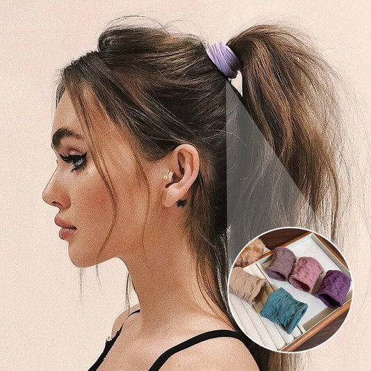 Bandas para el cabello de alta elasticidad mejoradas - Esenciales para Coletas Altas