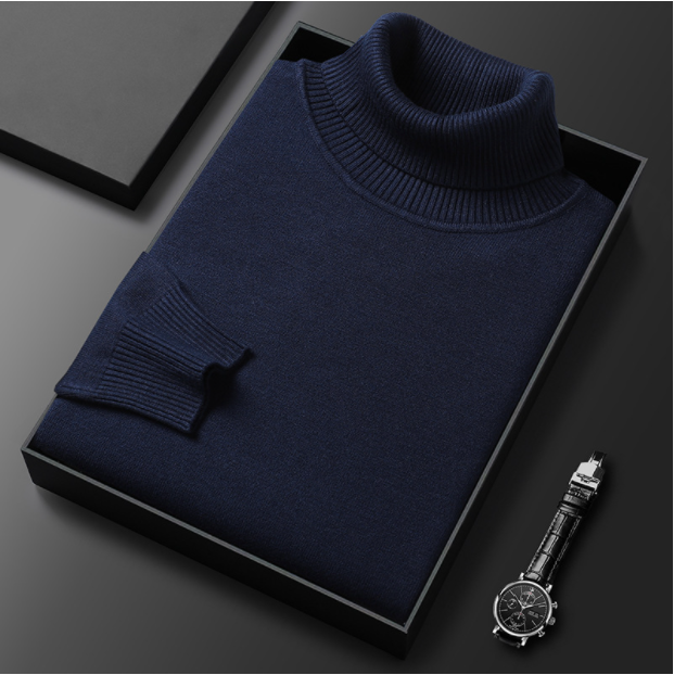🧶 50% RABATT HEISSER VERKÄUF! ✨ Premium Kaschmirpulli Herren Einfarbig - Weiches Wohlfühlgarn mit Moderner Passform für Business & Freizeit 👔🎯