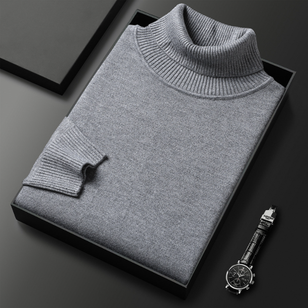 🧶 50% RABATT HEISSER VERKÄUF! ✨ Premium Kaschmirpulli Herren Einfarbig - Weiches Wohlfühlgarn mit Moderner Passform für Business & Freizeit 👔🎯