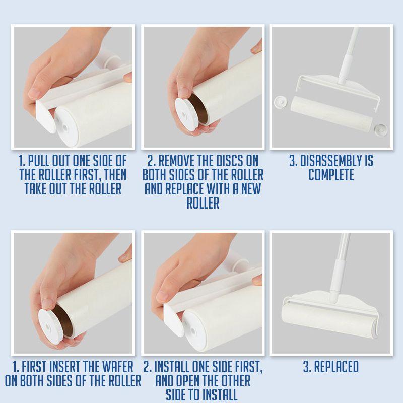 ✨Verlängerte und verbreiterte Haarentfernungsrollerbürste🧼🫧
