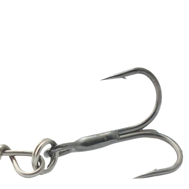 🎣Bionisches Angelköder-Set mit 3 Haken & 360° Propellerblatt