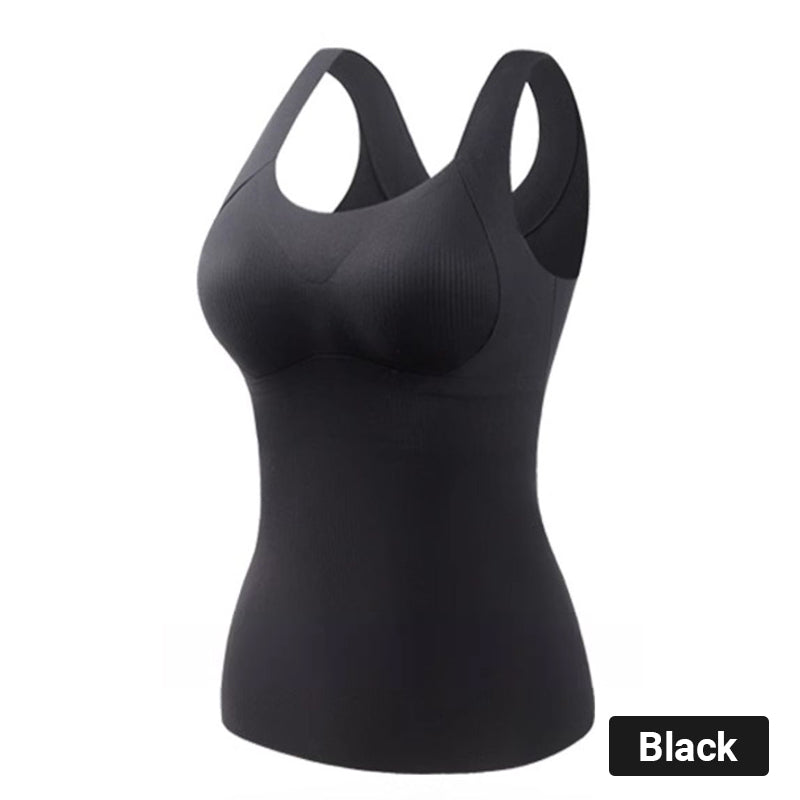 🌟💥Goddess Day Sale🌸 50% OFF! Warm Women's Vest with Built-in Bra - Comfortable Fit, Stylish and Versatile, Perfect Goddess Gift!