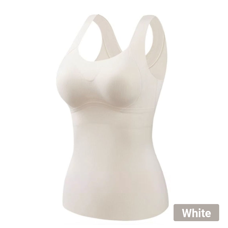 🌟💥Goddess Day Sale🌸 50% OFF! Warm Women's Vest with Built-in Bra - Comfortable Fit, Stylish and Versatile, Perfect Goddess Gift!