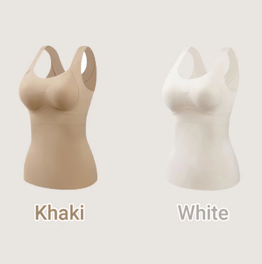 🌟💥Goddess Day Sale🌸 50% OFF! Warm Women's Vest with Built-in Bra - Comfortable Fit, Stylish and Versatile, Perfect Goddess Gift!