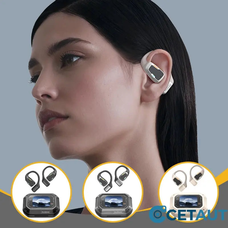 Bluetooth Ohrhörer mit Vollfarb-Touchscreen