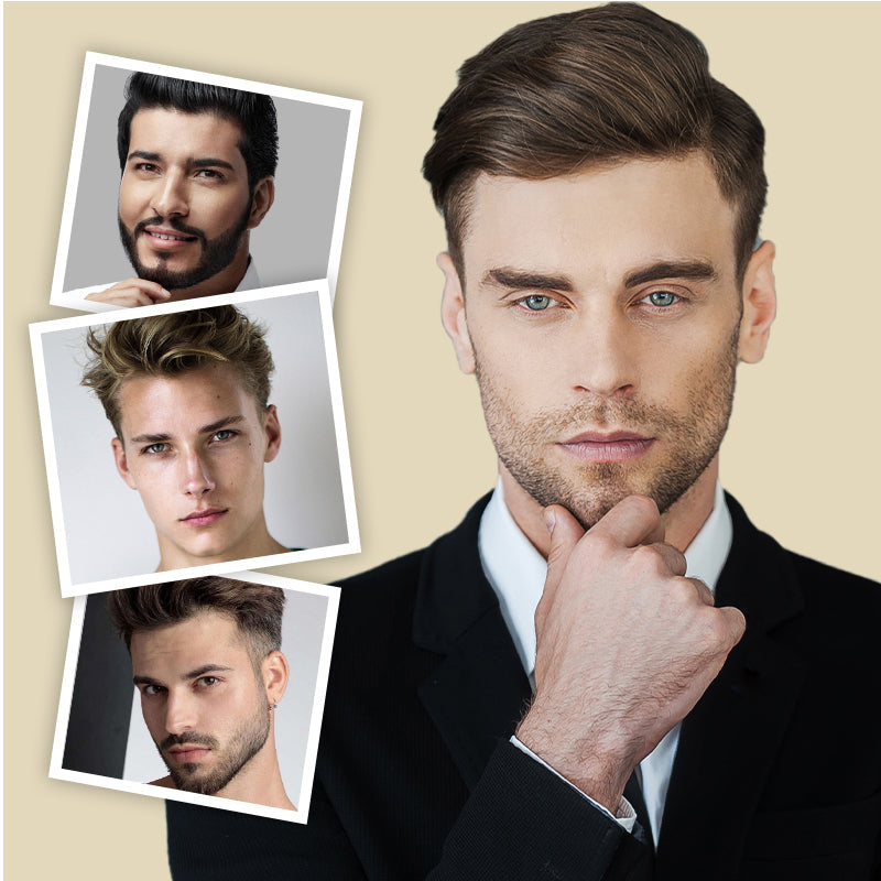 📢📢50 % Rabatt!! ⏰Temporäre Haarfärbemaske mit Applikationskamm - Sofortige Grauabdeckung für Haare & Bart