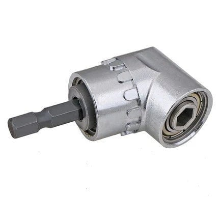 105° Winkelschrauber-Aufsatz 🛠️ mit Verlängerung und Bitsatz 💪 für Schraubendreher & Stecknuss-Adapter 😊