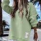💥🎊Letzte Sonderangebote🌹👉Langärmeliger Pullover mit Reißverschluss Schlitz Lässiges Sweatshirt Kleid💝🌿