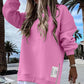 💥🎊Letzte Sonderangebote🌹👉Langärmeliger Pullover mit Reißverschluss Schlitz Lässiges Sweatshirt Kleid💝🌿