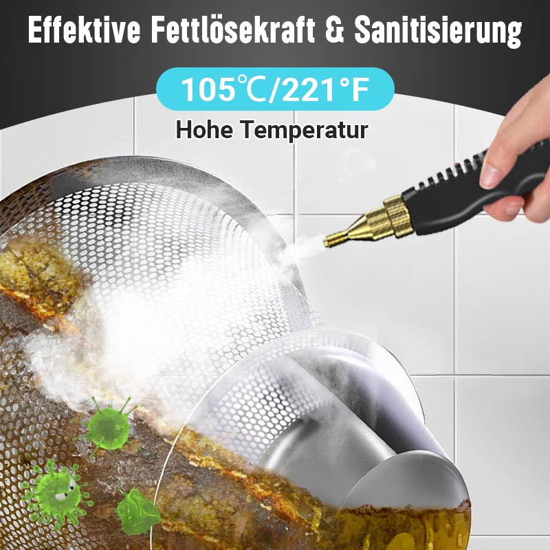 💥2500W Tragbarer Hochtemperatur-Dampfreiniger mit Druckbeaufschlagung