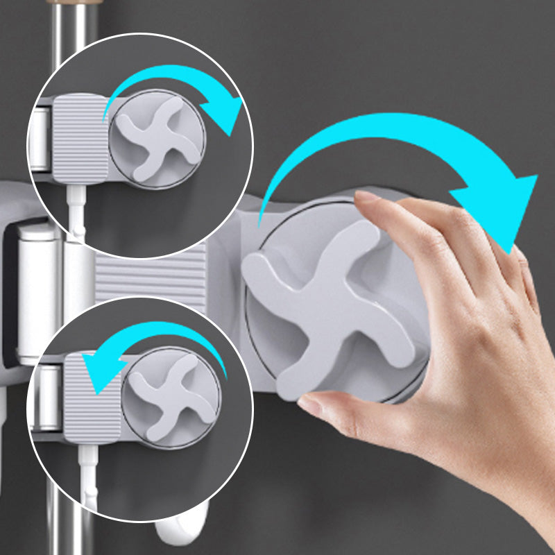 🧹✨Bohrfreier Saugnapf-Mopphalter für das Badezimmer