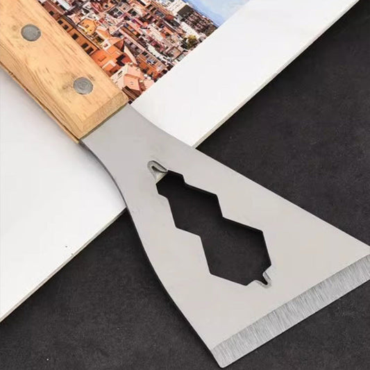 🛠️ KAUFE 2, ERHALTE 1 GRATIS! ⚒️ Mehrzweck-Spachtelmesser – Stahlklinge, Holzgriff & Perfekt für Renovierung 🏠