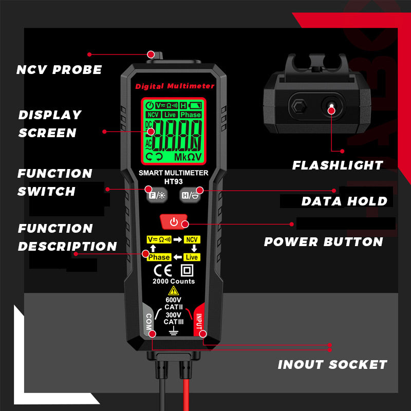 ⚡️Digitaler intelligenter Multimeter