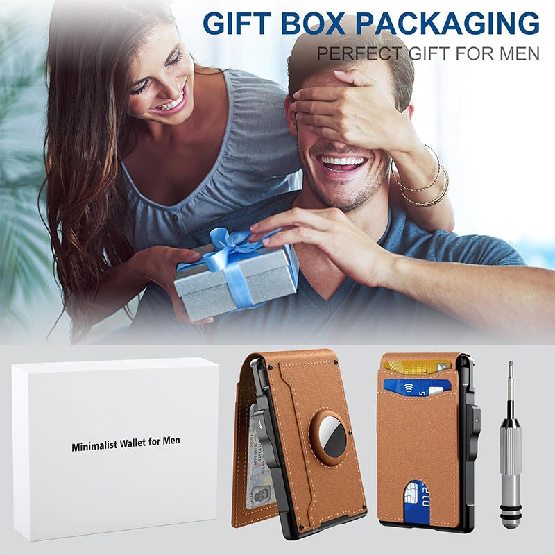 🔥Herren-Geldbörse, zweifach gefaltet, minimalistisch