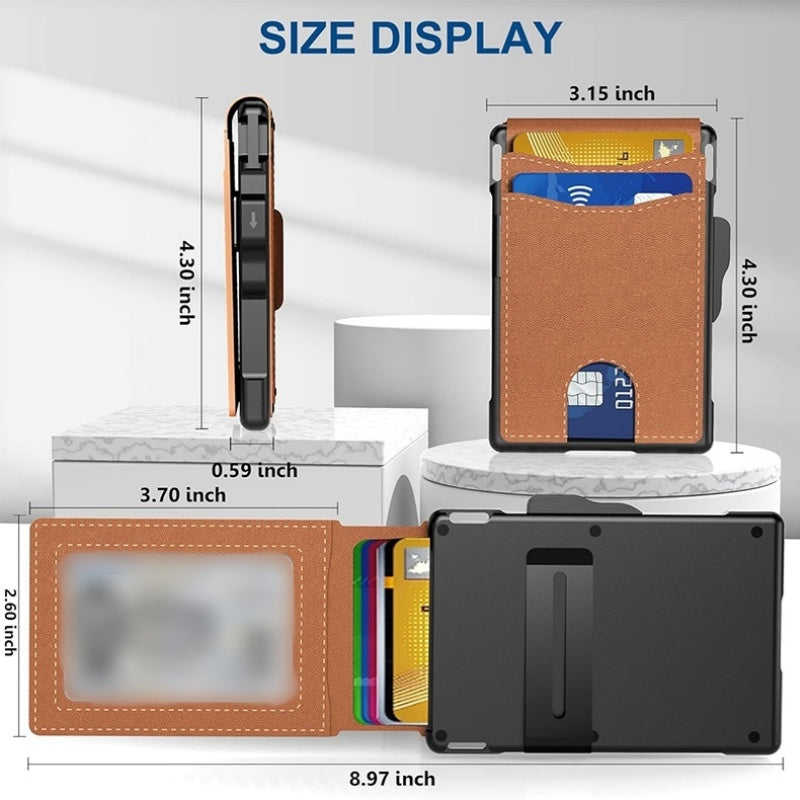 🔥Herren-Geldbörse, zweifach gefaltet, minimalistisch