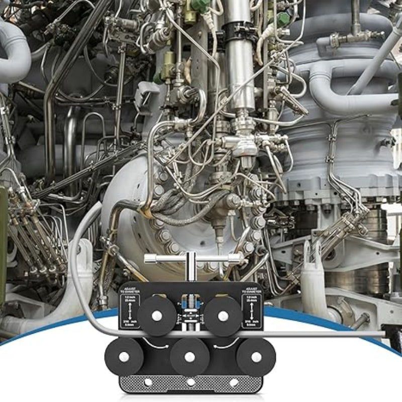 🔥Verkauf zum Selbstkostenpreis🔥Bremskraftstoffleitungs-Rohrbegradiger für 3/16„ - 1.0“ Durchmesser