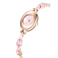 💝Geschenke für Frauen im Jahr 2025🥰 ⌚Farbiger Zirkon-Armbanduhr für Frauen