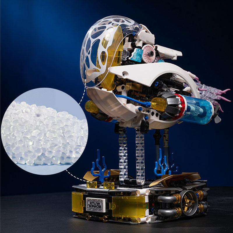 🤖Begrenzte Zeit 60% Rabatt💥🧩Creative Mechanical Nautilus Model Kit with Building Blocks for Decoration. Fun assembly and a new highlight for your home decor!