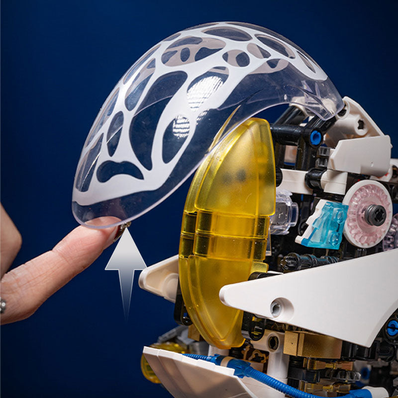 🤖Begrenzte Zeit 60% Rabatt💥🧩Creative Mechanical Nautilus Model Kit with Building Blocks for Decoration. Fun assembly and a new highlight for your home decor!