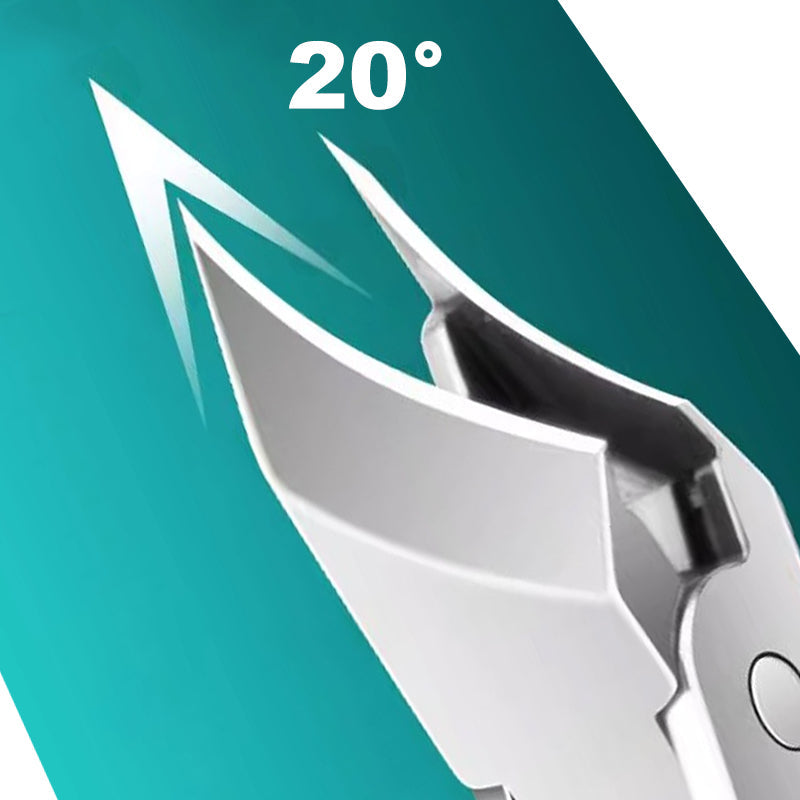 🔥2026 heißer Verkauf🔥✨Anti-Splash 25 ° Slant Edge Nagel Clipper 3-teiliges Set