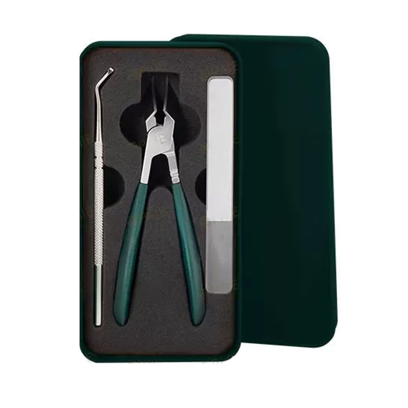 🔥2026 heißer Verkauf🔥✨Anti-Splash 25 ° Slant Edge Nagel Clipper 3-teiliges Set